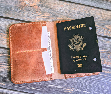 Sierra Italian Leather Passport Cover