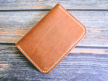 Load image into Gallery viewer, Horween Natural Dublin Vertical Wallet
