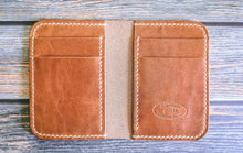 Load image into Gallery viewer, Horween Natural Dublin Vertical Wallet
