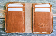 Load image into Gallery viewer, Horween Natural Dublin Vertical Wallet
