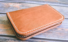 Load image into Gallery viewer, Horween Natural Dublin Vertical Wallet
