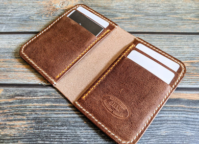 Sedona Italian Leather Vertical Wallet