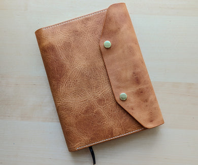 Signature Line: Natural Waxy Badalassi Carlo A5 Leather notebook Cover