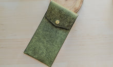 Load image into Gallery viewer, Olive Handmade Badalassi Carlo Italian Leather Pen/Pencil Case
