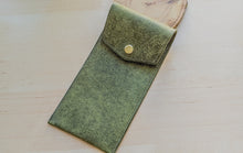 Load image into Gallery viewer, Olive Handmade Badalassi Carlo Italian Leather Pen/Pencil Case
