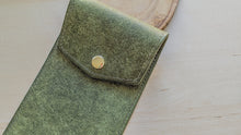 Load image into Gallery viewer, Olive Handmade Badalassi Carlo Italian Leather Pen/Pencil Case
