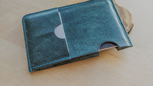 Load image into Gallery viewer, Ortensia Blue Badalassi Carlo Leather Passport/ Field Notes Sleeve
