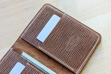 Load image into Gallery viewer, Exclusive &quot;Metta Catharina&quot; Textured Shell Cordovan 4 Pocket Vertical Wallet
