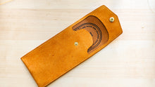 Load image into Gallery viewer, Handmade Yellow Badalassi Carlo Italian Leather Pen/Pencil Case
