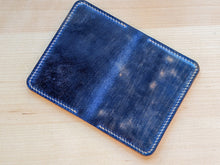 Load image into Gallery viewer, Rocado Blue Marbled Italian Shell Cordovan 2 pocket bifold
