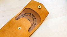 Load image into Gallery viewer, Handmade Yellow Badalassi Carlo Italian Leather Pen/Pencil Case
