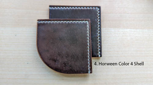 Set of 2 Shell Cordovan Bookmark Corners: Your Choice