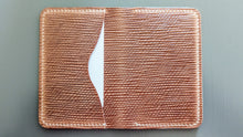 Load image into Gallery viewer, Exclusive Natural &quot;Metta Catherina&quot; Textured Shell Cordovan 3 Pocket Wallet
