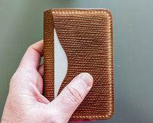 Load image into Gallery viewer, Exclusive Natural &quot;Metta Catherina&quot; Textured Shell Cordovan 3 Pocket Wallet
