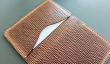 Load image into Gallery viewer, Exclusive Natural &quot;Metta Catherina&quot; Textured Shell Cordovan 3 Pocket Wallet
