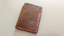 Load image into Gallery viewer, Brown Metta Catharina Textured Shell Cordovan 3 Pocket Wallet
