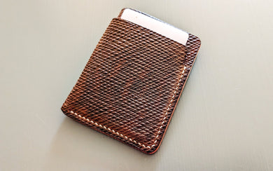 Brown Metta Catharina Textured 3 Pocket Wallet