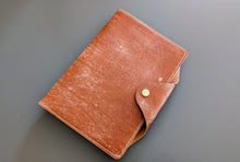 Load image into Gallery viewer, Signature Line: A5 Italian Leather notebook Cover for Life, Apica, Hobonichi , and more
