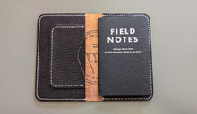 Load image into Gallery viewer, Signature Line: Metta Catharina Natural or Black Field Notes Cover
