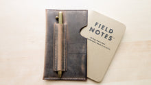 Load image into Gallery viewer, Vintage Distressed Leather EDC Field Notes or Passport Sleeve
