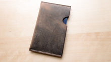 Load image into Gallery viewer, Vintage Distressed Leather EDC Field Notes or Passport Sleeve
