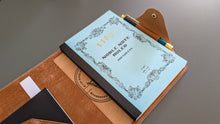 Load image into Gallery viewer, Signature Line: A5 Italian Leather notebook Cover for Life, Apica, Hobonichi , and more
