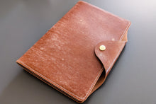 Load image into Gallery viewer, Signature Line: A5 Italian Leather notebook Cover for Life, Apica, Hobonichi , and more
