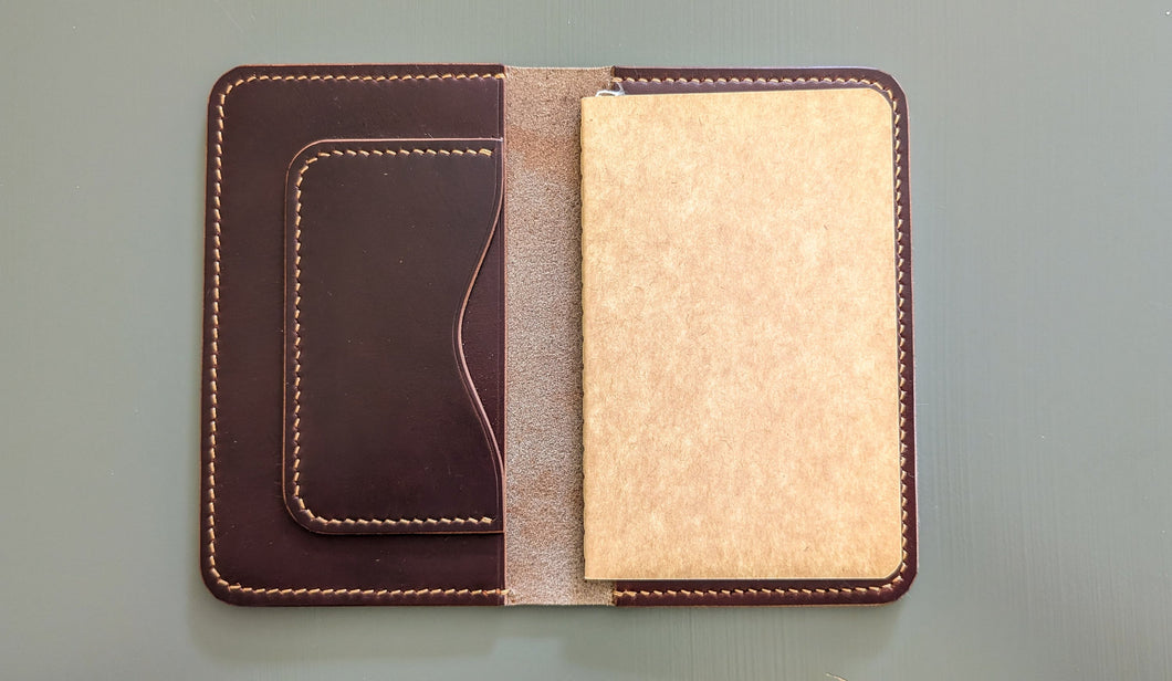 Horween Chromexcel Brown Horse Leather Field Notes Cover