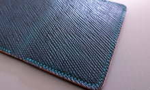 Load image into Gallery viewer, Teal Metta Catharina Shell Cordovan Vertical Wallet
