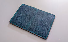 Load image into Gallery viewer, Teal Metta Catharina Shell Cordovan Vertical Wallet
