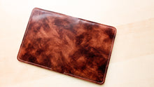 Load image into Gallery viewer, Rocado Burgundy Museum Shell Cordovan Leather Passport Cover
