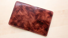 Load image into Gallery viewer, Rocado Burgundy Museum Shell Cordovan Leather Passport Cover
