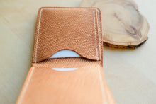 Load image into Gallery viewer, Metta Catherina Natural Horse Strip Leather Bifold Wallet #102
