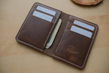 Load image into Gallery viewer, Horween Natural Chromexcel Vertical Wallet
