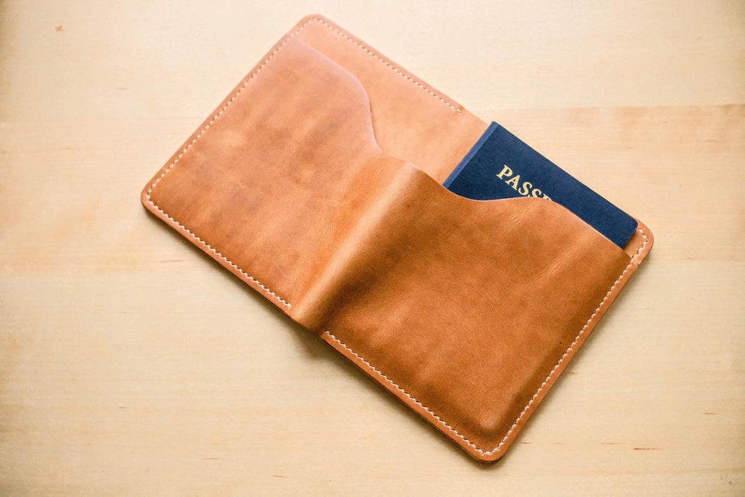 Horween Natural Dublin Travel Wallet #101