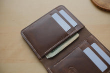 Load image into Gallery viewer, Horween Natural Chromexcel Vertical Wallet
