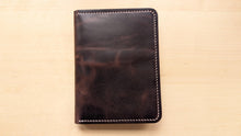 Load image into Gallery viewer, Handmade Wheat Harvest Leather Passport Cover
