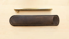 Load image into Gallery viewer, Dark Crazy Horse Leather Pen Slip
