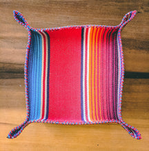 Load image into Gallery viewer, Serape Lined Leather Valet Tray
