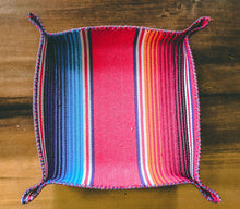 Load image into Gallery viewer, Serape Lined Leather Valet Tray
