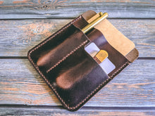 Load image into Gallery viewer, Horween Dublin Brown Nut Leather Field Notes, EDC Notebook cover
