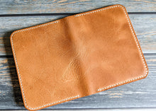 Load image into Gallery viewer, Natural Badalassi Carlo Italian Leather Passport Cover
