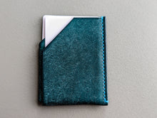 Load image into Gallery viewer, Micro Minimalist Ortensia Blue Pueblo card holder
