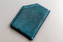 Load image into Gallery viewer, Micro Minimalist Ortensia Blue Pueblo card holder
