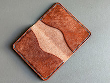 Load image into Gallery viewer, Chestnut Pueblo Italian Leather 3 Pocket Bifold Card Wallet
