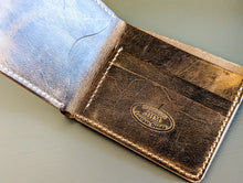 Load image into Gallery viewer, Vintage Distressed Bifold Wallet #101

