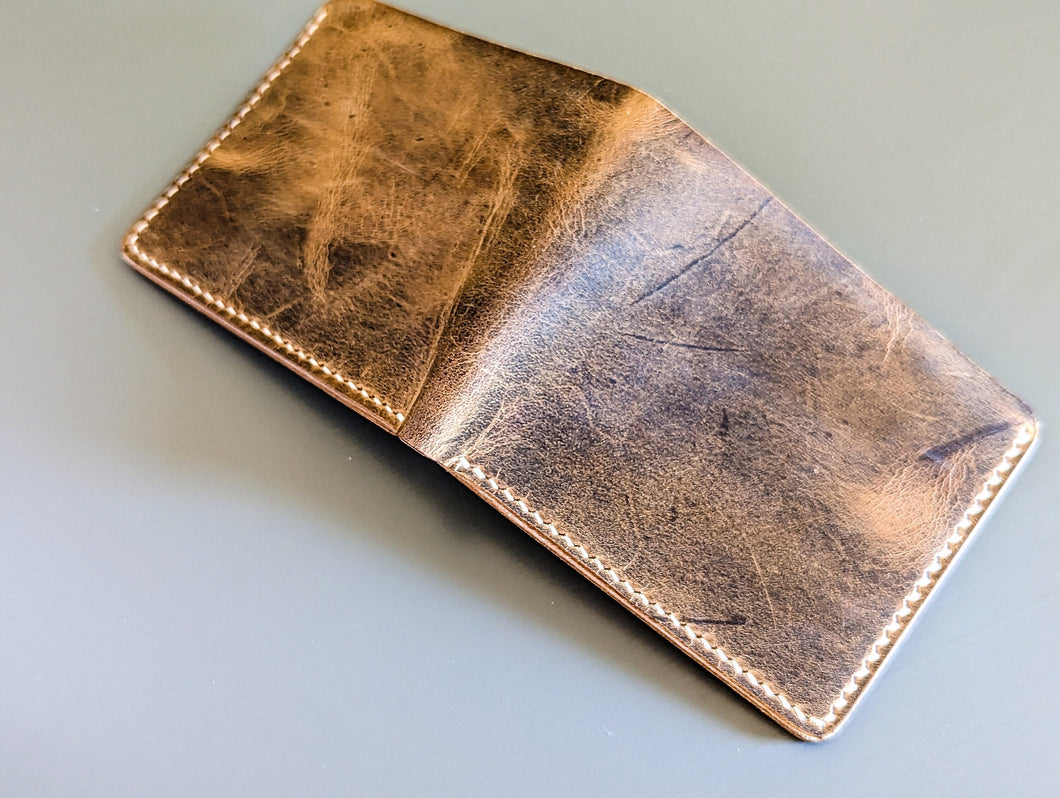 Vintage Distressed Bifold Wallet #101