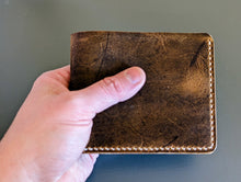 Load image into Gallery viewer, Vintage Distressed Bifold Wallet #102
