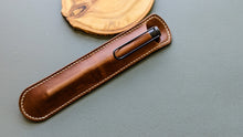 Load image into Gallery viewer, English Tan Leather Pen Slip
