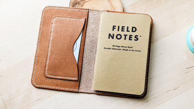 Horween Natural Dublin Field Notes Notebook and Cover